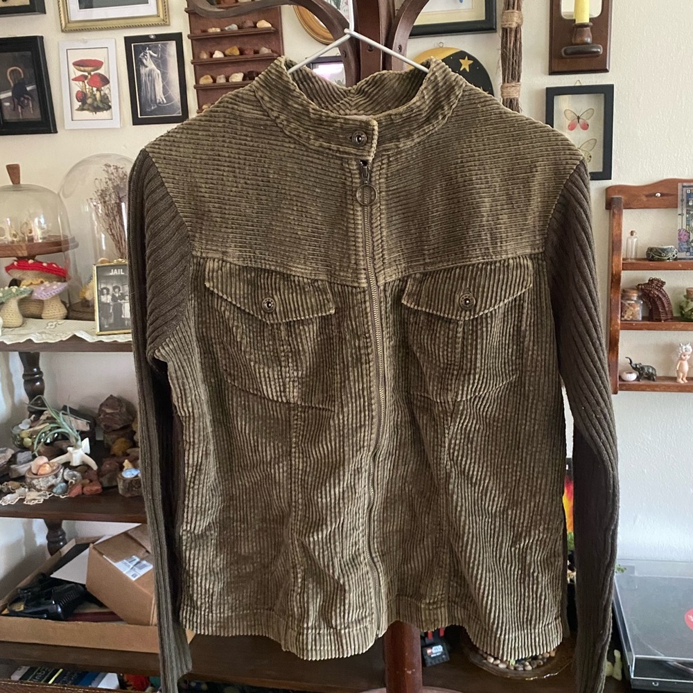 Nordstrom green corduroy jacket